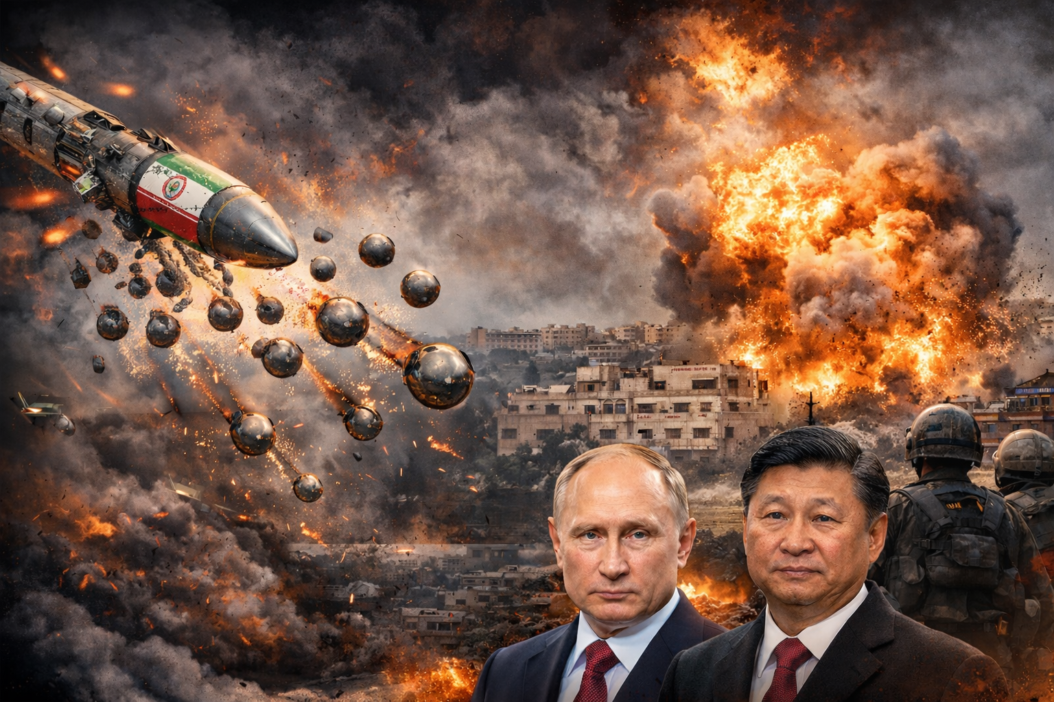 ईरान का नया खतरनाक हथियार! क्लस्टर बम मिसाइल से इज़रायल पर हमला